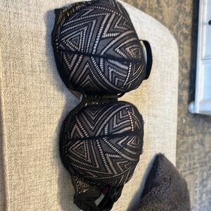 Adore Me Black Lace Bra